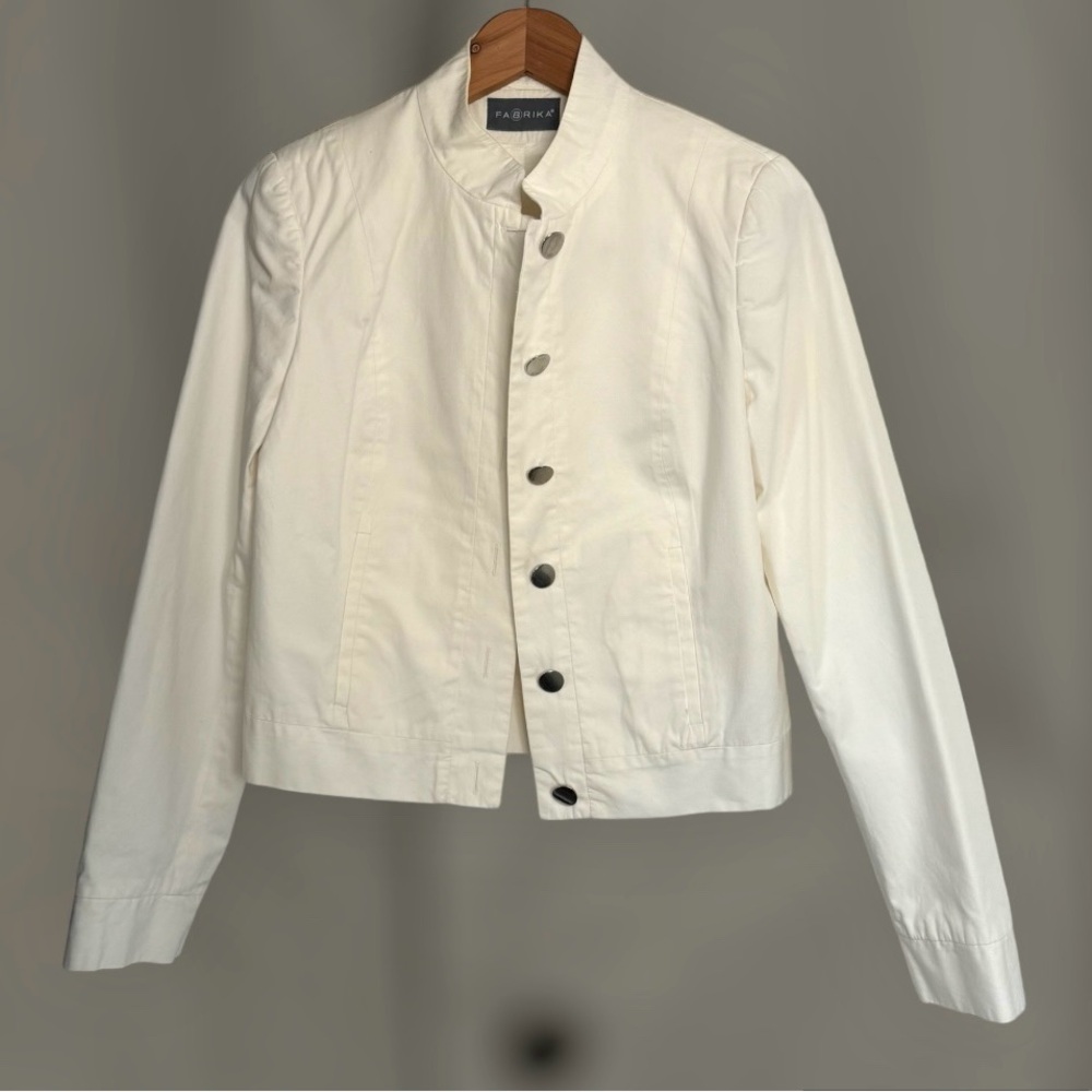 FABRIKA Stand Collar Long Sleeve Jacket - Picture 3 of 13